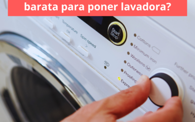 Hora más barata para poner lavadora