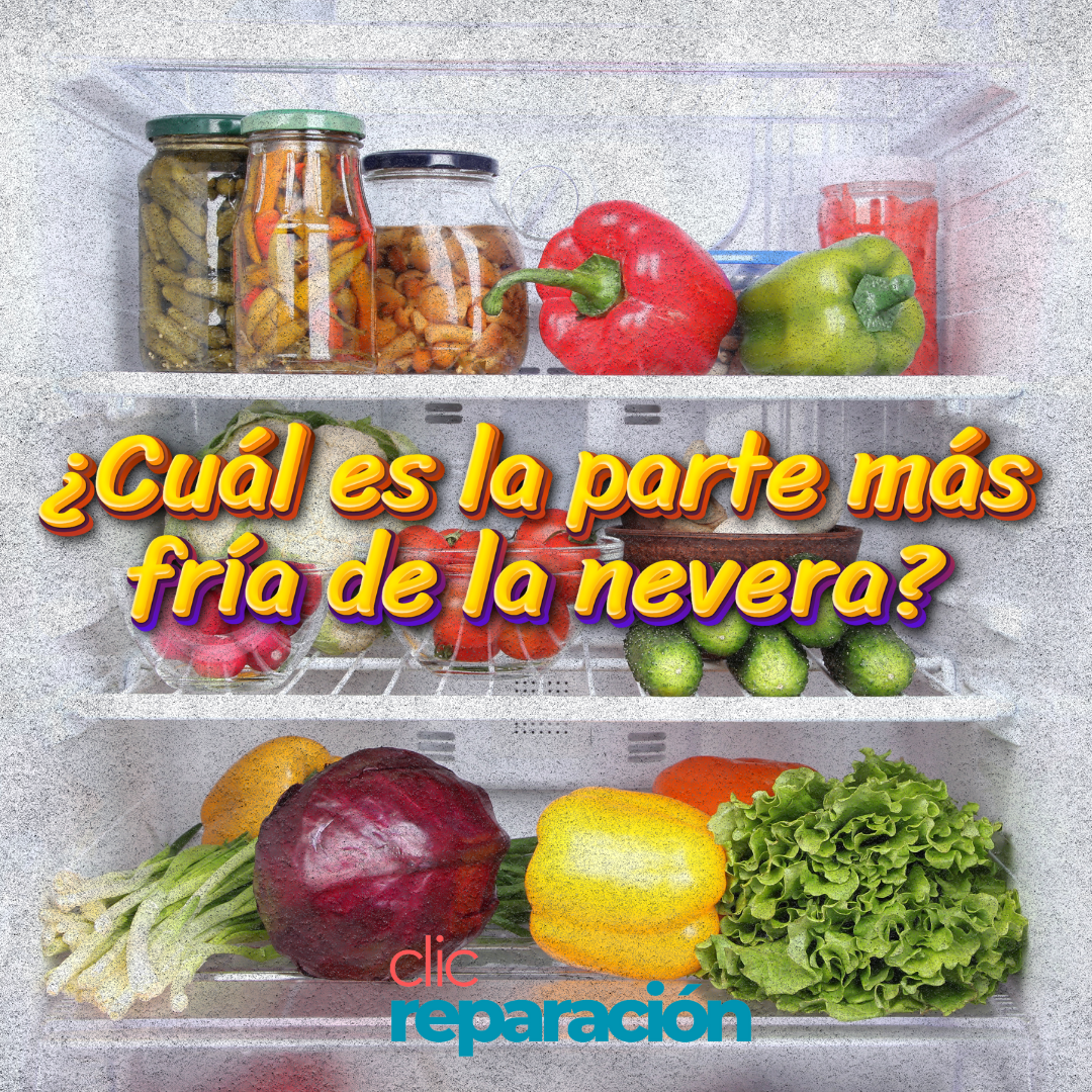 ¿Cuál es la parte más fría de la nevera?