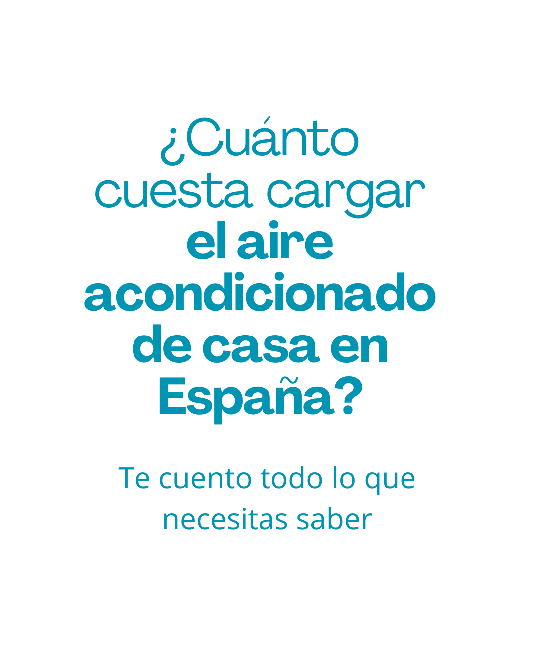 ¿Cuánto cuesta cargar el aire acondicionado de casa en España?