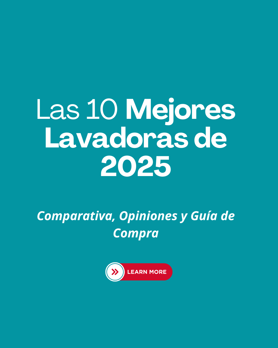 Las 10 Mejores Lavadoras de 2026