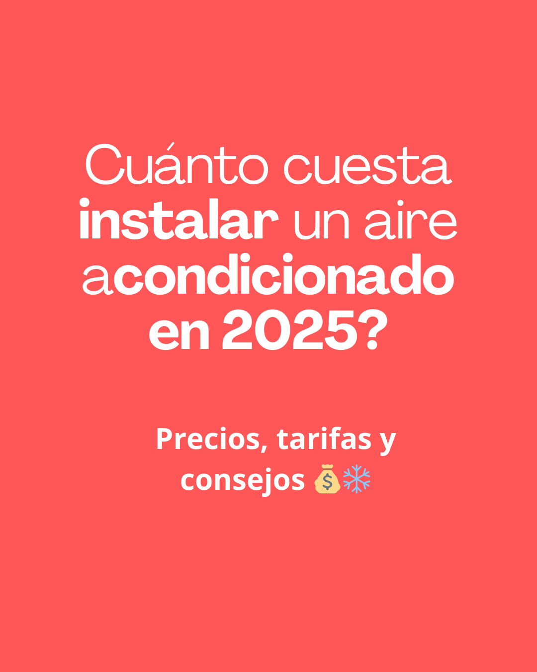 ¿Cuánto cuesta instalar un aire acondicionado en 2026?